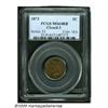 Image 1 : 1873 1C Closed 3 MS64 Red and Brown PCGS. While t