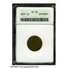 Image 1 : 1877 1C XF40 ANACS. Appealing chocolate brown sur