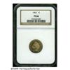 Image 3 : 1862 1C PR66 NGC. Peach and lime colors adorn thi