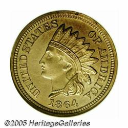 1864 1C Copper Nickel PR64 NGC. Essentially brill