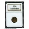 Image 1 : 1866 1C PR65 Red and Brown NGC. One of an estimat