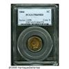Image 1 : 1866 1C PR65 Red PCGS. Orange and gold colors ado