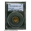 Image 3 : 1866 1C PR65 Cameo PCGS. Bright golden-red color 