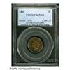 Image 1 : 1869 1C PR65 Red and Brown PCGS. A well-struck Ge