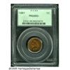 Image 1 : 1881 1C PR66 Red PCGS. Sharply struck on the moti