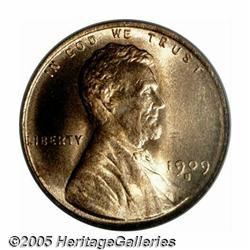 1909-S 1C MS66 Red PCGS. Sharply struck with brig