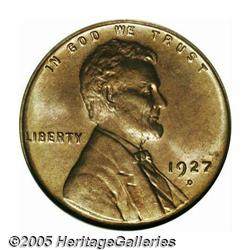 1927-D 1C MS65 Red PCGS. The scarcity of the 1927