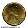 Image 1 : 1914-D 1C MS64 Red and Brown PCGS. Glossy, boldly