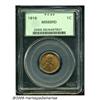 Image 1 : 1916 1C MS66 Red PCGS. Lovely peach-red color is 