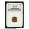 Image 1 : 1916 1C MS66 Red NGC. A radiant Gem with razor sh