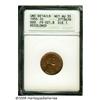 Image 1 : 1955/55 1C Doubled Die--Recolored--ANACS. UNC Det