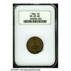 Image 1 : 1864 2C Large Motto MS65 Red and Brown NGC. A bol