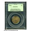 Image 3 : 1865 2C MS66 Red PCGS. Fancy 5 in date. A shimmer