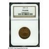 Image 1 : 1872 2C PR64 Red NGC. Mirrored fields offer a mil