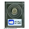 Image 2 : 1865 3CN MS66 PCGS. This Premium Gem exhibits str