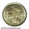 Image 1 : 1871 3CN MS66 PCGS. Sharply struck from heavily c
