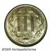Image 2 : 1871 3CN MS66 PCGS. Sharply struck from heavily c