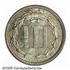 Image 2 : 1885 3CN MS66 PCGS. The 1885 three cent nickel is