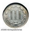 Image 2 : 1865 3CN PR66 NGC. FS-001.5. The date is repunche