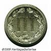 Image 2 : 1866 3CN PR66 Cameo PCGS. Deep glassy reflectivit