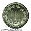 Image 2 : 1868 3CN PR66 Cameo PCGS. The early Three Cent Ni