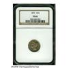 Image 1 : 1872 3CN PR65 NGC. A whisper of beige-gold patina