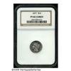 Image 3 : 1877 3CN PR66 Cameo NGC. A high grade example of 