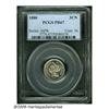 Image 1 : 1880 3CN PR67 PCGS. A dazzling, untoned specimen 