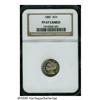 Image 3 : 1880 3CN PR67 Cameo NGC. A lovely, essentially un