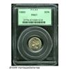 Image 1 : 1883 3CN PR67 PCGS. A nicely struck Superb Gem, l