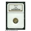 Image 1 : 1884 3CN PR64 NGC. Bright proof surfaces display 