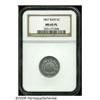 Image 1 : 1867 5C Rays MS65 Prooflike NGC. By far the scarc