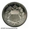 Image 1 : 1867 5C Rays PR66 Cameo PCGS. Obverse 1, State I.