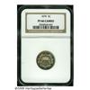 Image 3 : 1870 5C PR66 Cameo NGC. An exquisite cameo Gem pr