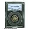 Image 1 : 1884 5C PR65 Cameo PCGS. A lovely cameo appearanc
