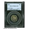 Image 1 : 1893 5C PR66 Cameo PCGS. Dappled golden iridescen