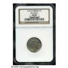 Image 1 : 1937-D 5C Three-Legged AU58 NGC. FS-020.2. Well s