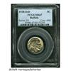 Image 1 : 1938-D/D 5C Buffalo MS67 PCGS. A supremely lustro