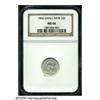 Image 3 : 1856 10C Small Date MS66 NGC. Brilliant and well 