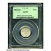 Image 1 : 1866-S 10C AU55 PCGS. Fortin-103. Housed in a gre