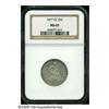 Image 1 : 1877-CC 25C MS65 NGC. Boldly struck with noticeab