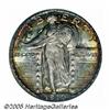 Image 1 : 1917-D 25C Type Two MS64 PCGS. Beautiful multicol