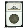 Image 1 : 1820 50C Square Base Knob 2, Large Date MS60 NGC.