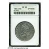 Image 1 : 1824 50C MS62 ANACS. O-105, R.2. A nearly untoned