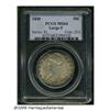 Image 1 : 1830 50C Large 0 MS64 PCGS. O-122, R.1. Beautiful