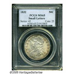 1832 50C Small Letters MS65 PCGS. O-110, R.1. Boo