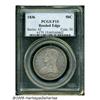 Image 1 : 1836 50C Reeded Edge Fine 15 PCGS. Only 1,200 pie