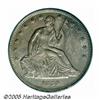 Image 1 : 1839 50C No Drapery AU58 PCGS. A desirable one-ye