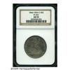 Image 3 : 1844-O 50C Doubled Date AU55 NGC. FS-001, WB-103.