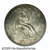 Image 1 : 1850 50C MS63 PCGS. WB-102. Recut 0. This example
